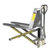 Vista general de la Transpaleta manual elevadora 1500 kg galvanizada