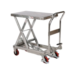 Mesa elevadora de acero inoxidable 250 kg Plataforma alta